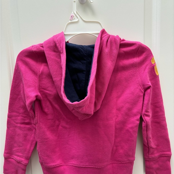 Pink full-zip Polo Ralph Lauren girls hoodie size 6 - Picture 2 of 5